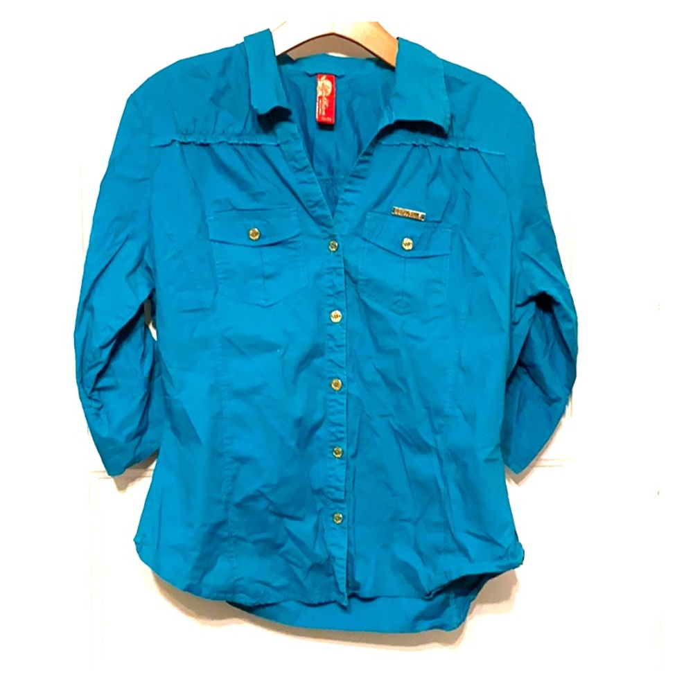 Vintage Apple Bottoms Button Down Top
